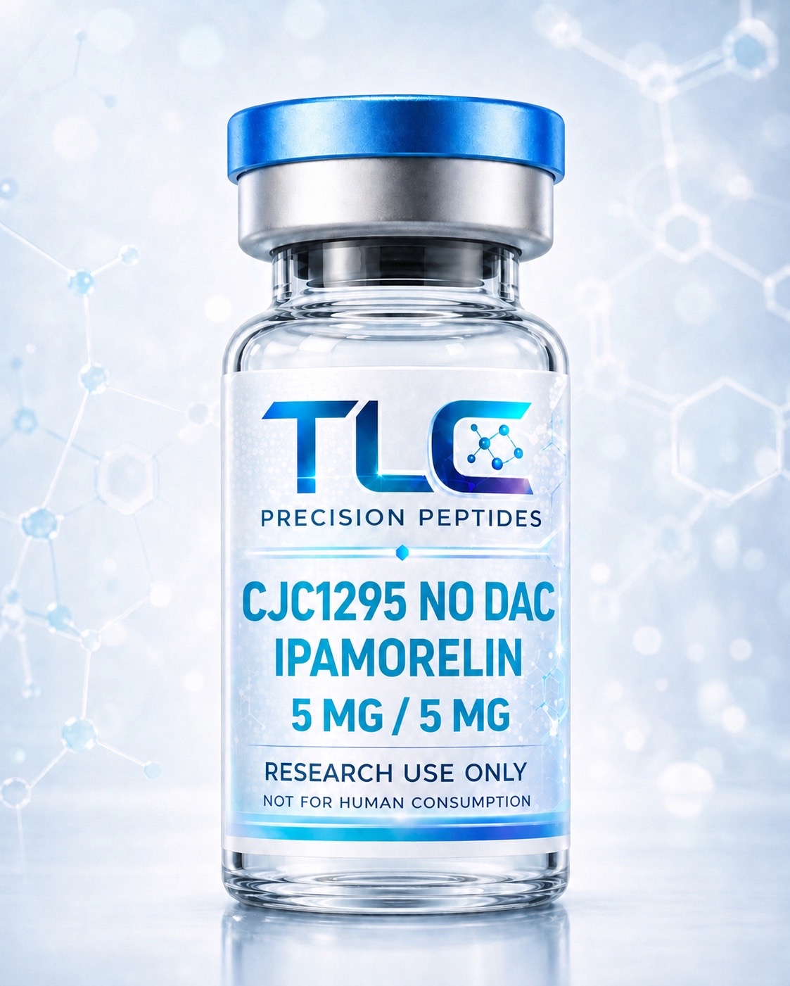 CJC-1295 No DAC / Ipamorelin 5mg / 5mg – TLC Precision Peptides